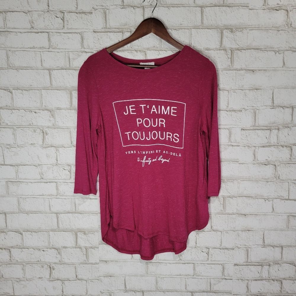 Amisu long sleeve graphic tee